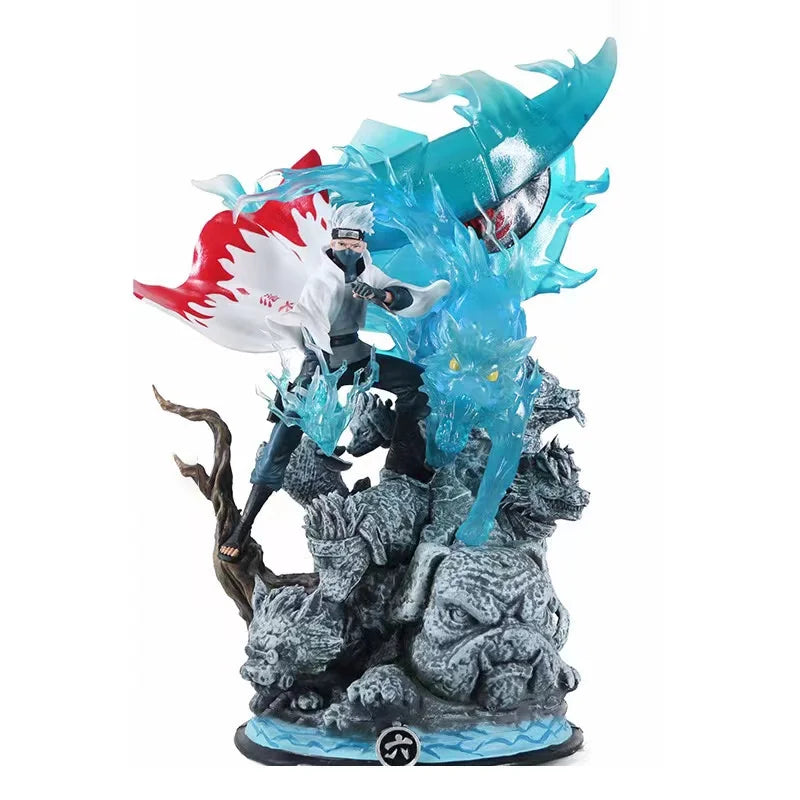 26cm Naruto Anime Figure Hatake Kakashi Figures Pvc Gk Statue Figurine Model Doll Ornament Collection Desk Toys