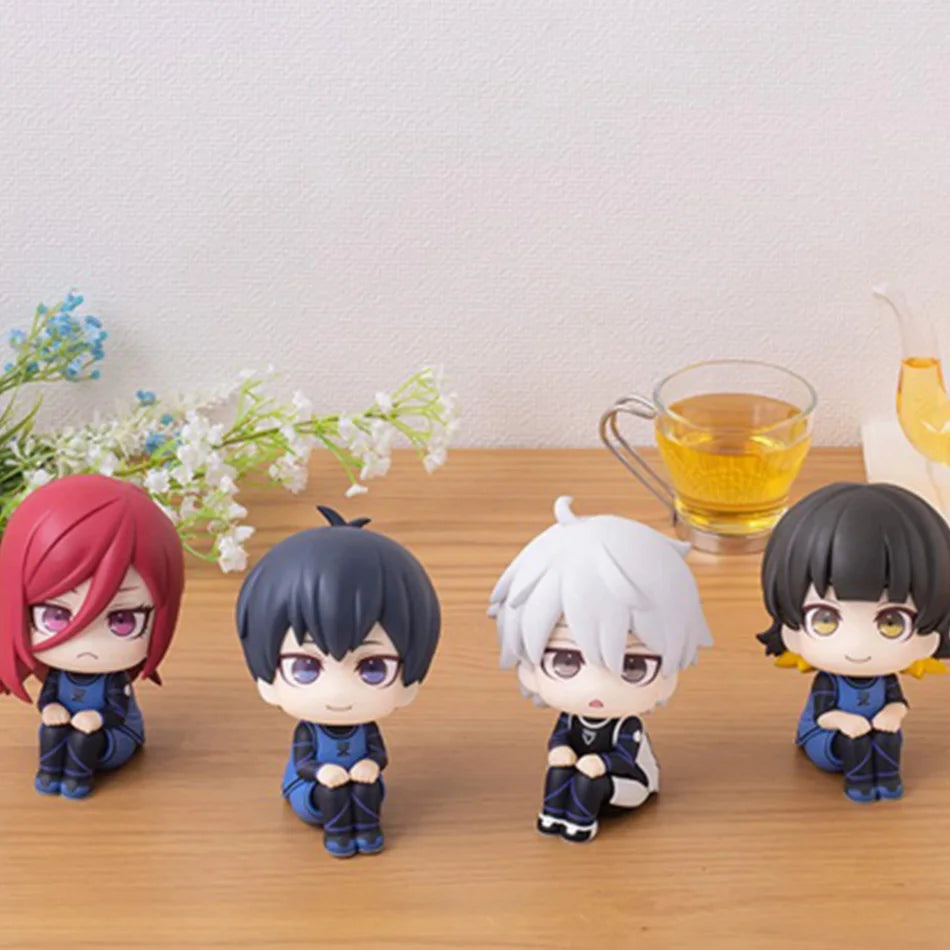 Anime action characters Isagi, yoachi, Chigiri, Hyoma, Bachira, Meguru, Nagi, Seishiro