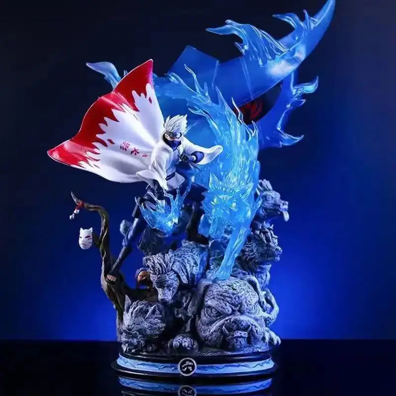 26cm Naruto Anime Figure Hatake Kakashi Figures Pvc Gk Statue Figurine Model Doll Ornament Collection Desk Toys