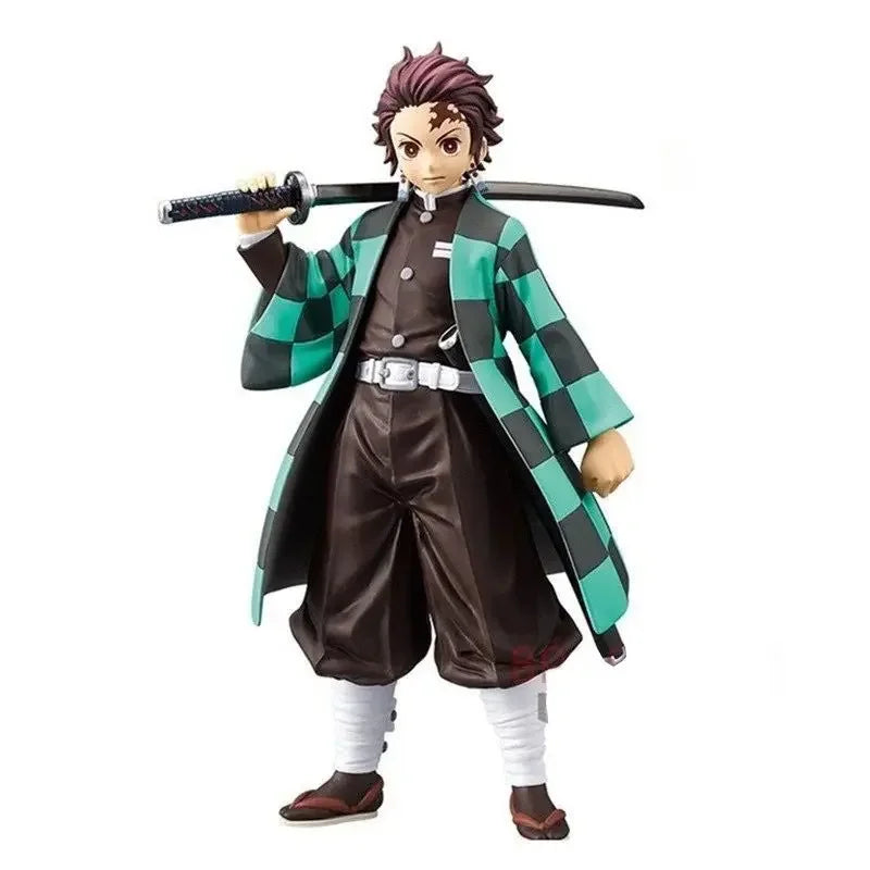 Demon Slayer Tanjiro Kamado Nezuko Agatsuma Zen'itsu Cartoon Animation Peripheral Desktop Decoration Case Ornament Boys Gift