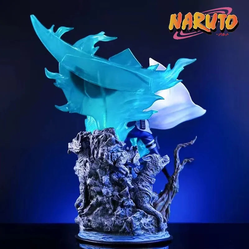 26cm Naruto Anime Figure Hatake Kakashi Figures Pvc Gk Statue Figurine Model Doll Ornament Collection Desk Toys