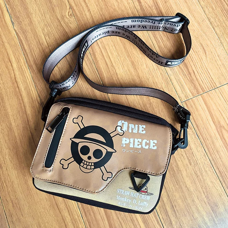Anime Crossbody Bag Male Students Anime One Piece Attack on Titan Naruto Personalized Small Shoulder Bag handbag fashion gift