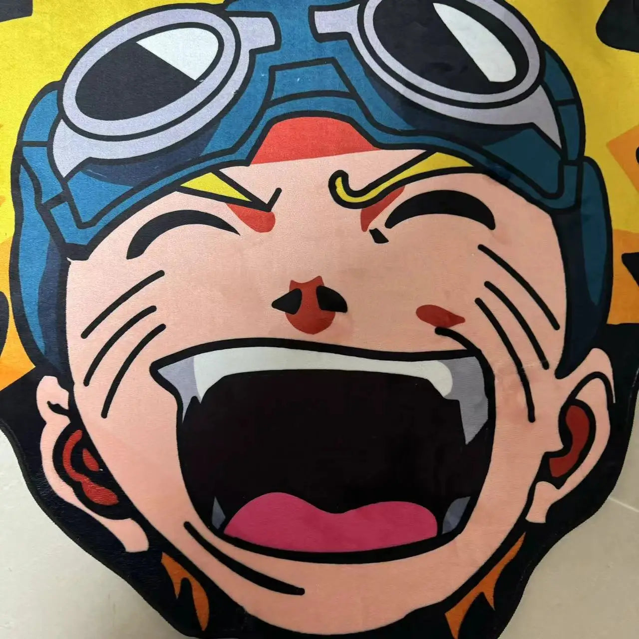 Naruto Uzumaki laugh Irregular Area Manga Anime Rugs Bedroom Home Deco Door Floor Anti-slip Bedside Kids Birthday Gift