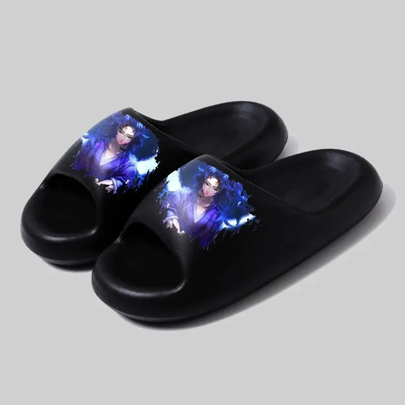 Demon Slayer: Tanjiro, soft sole, comfortable and handsome flip-flops, men's and women's summer anti-slip sandals, holiday gift