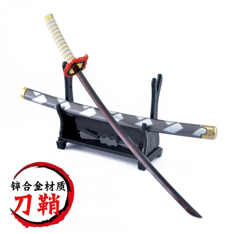 Demon Slayer Real Katana Swords 25cm Anime Demon Slayer Cosplay Metal Props Weapon Cosplay Props Battle Read Edge Bedroom Decor