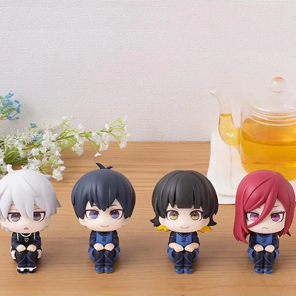 Anime action characters Isagi, yoachi, Chigiri, Hyoma, Bachira, Meguru, Nagi, Seishiro