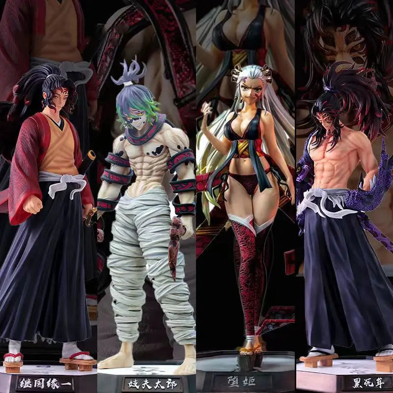 The Demon Slayer Blade Twelve Ghosts Month Gk, Ji Guoyuan One Black Death Mou Yufu Taro Fallen Hime Handheld Model Ornament Gift