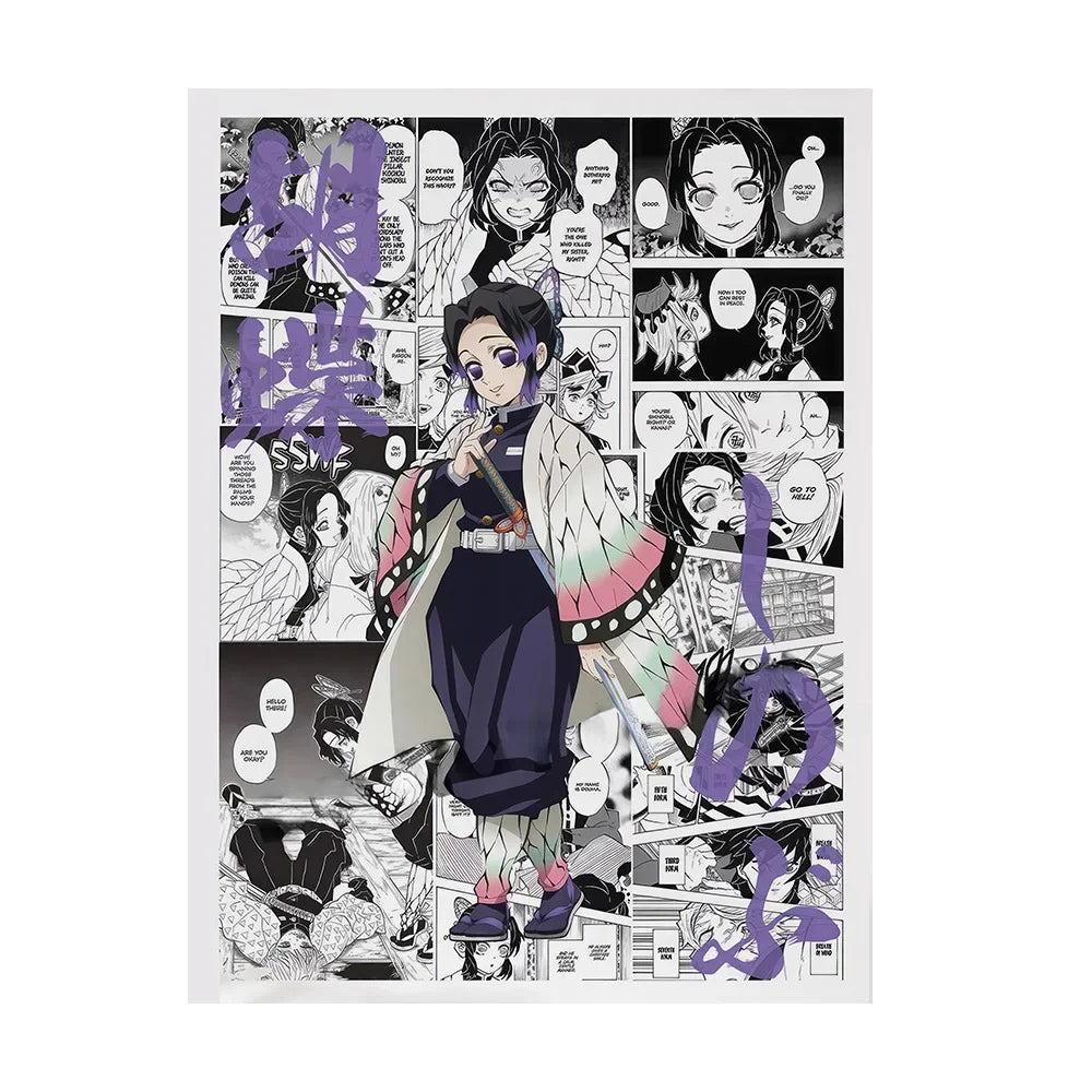 Demon slayer Wall Art Poster Demon slayer Canvas Art Prints Demon slayer Wall Decor Picture Demon slayer Canvas Painting