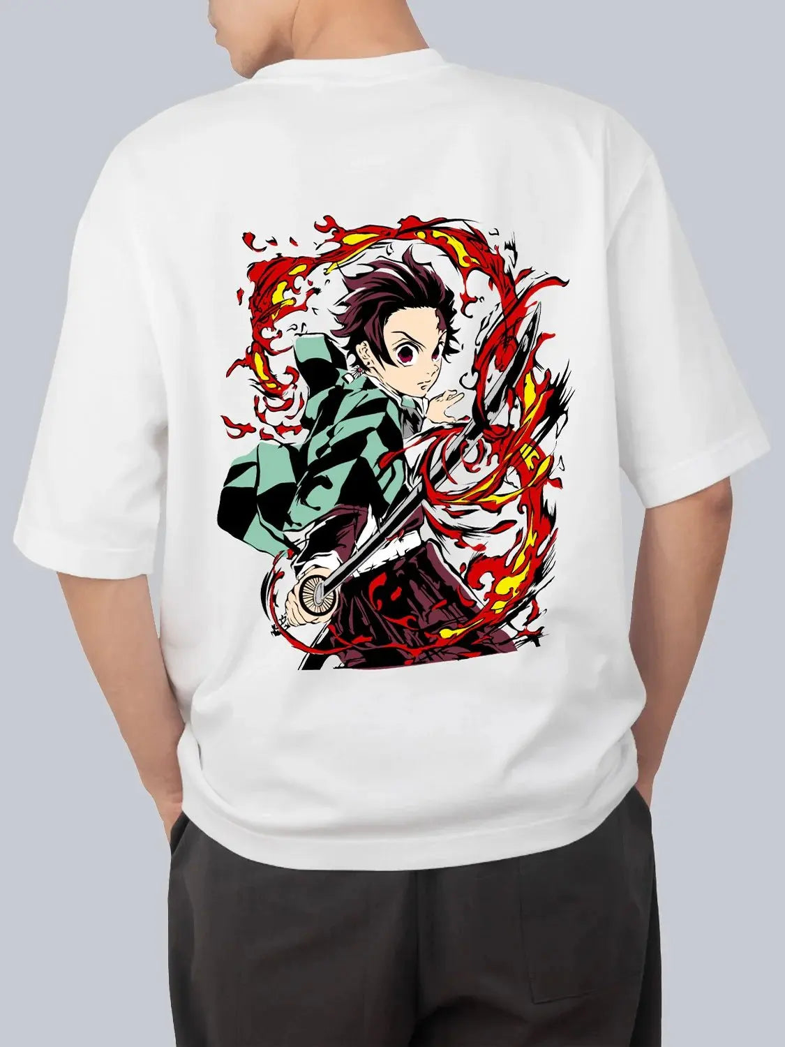 Demon Slayer Anime Printed T-shirt Men Women Short Sleeve Cotton Graphic Tee Summer Casual Tops Y2k Clothes Oversized Streetwear