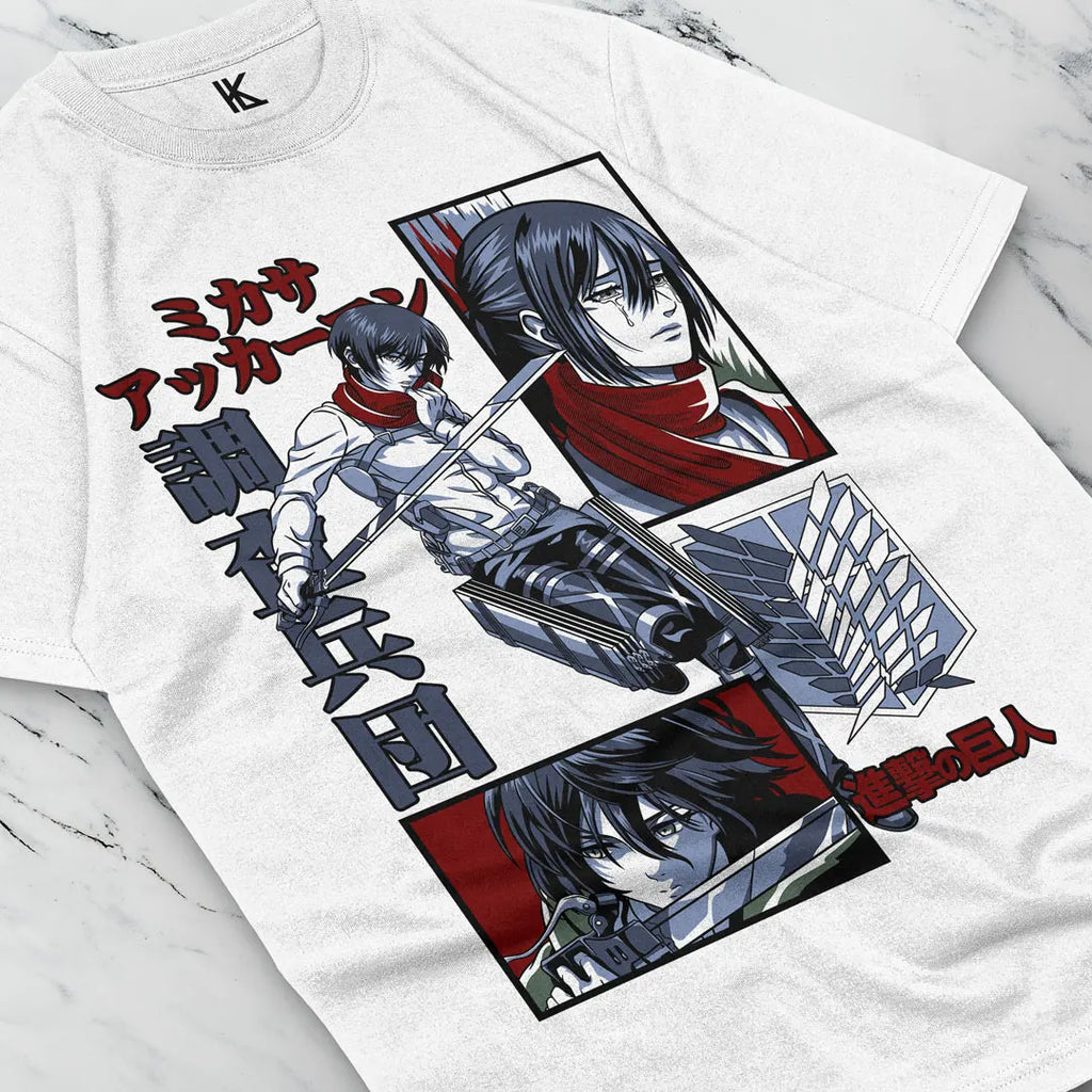 Mikasa Ackerman  Attack on Titan  T-Shirt  Manga Unisex All Sizes CottonTee