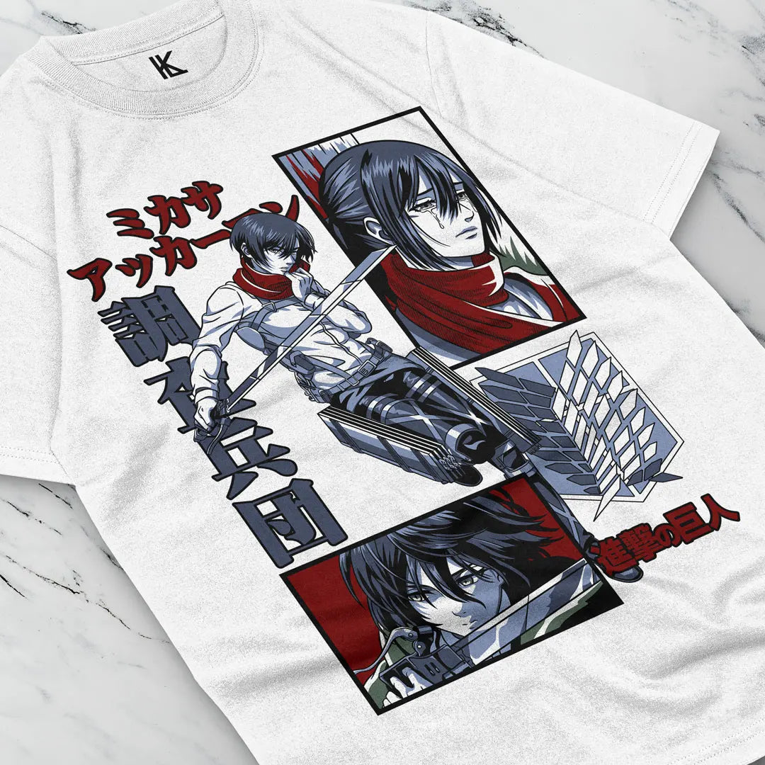 Mikasa Ackerman  Attack on Titan  T-Shirt  Manga Unisex All Sizes CottonTee