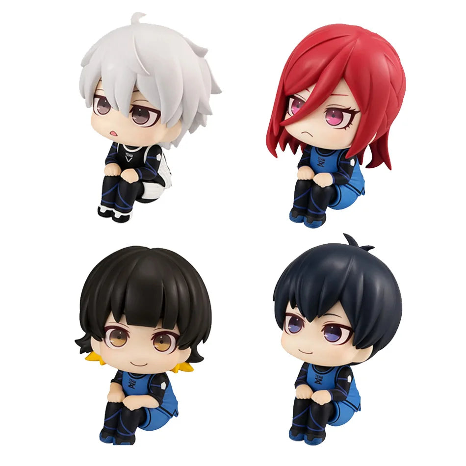 Anime action characters Isagi, yoachi, Chigiri, Hyoma, Bachira, Meguru, Nagi, Seishiro