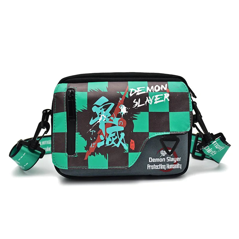 Anime Crossbody Bag Male Students Anime One Piece Attack on Titan Naruto Personalized Small Shoulder Bag handbag fashion gift