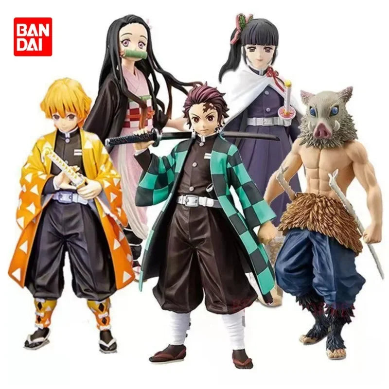 Demon Slayer Tanjiro Kamado Nezuko Agatsuma Zen'itsu Cartoon Animation Peripheral Desktop Decoration Case Ornament Boys Gift