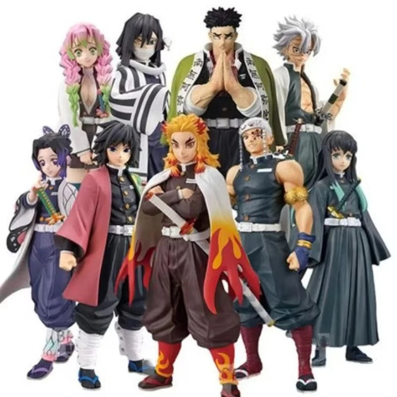 Demon Slayer Tanjiro Kamado Nezuko Agatsuma Zen'itsu Cartoon Animation Peripheral Desktop Decoration Case Ornament Boys Gift