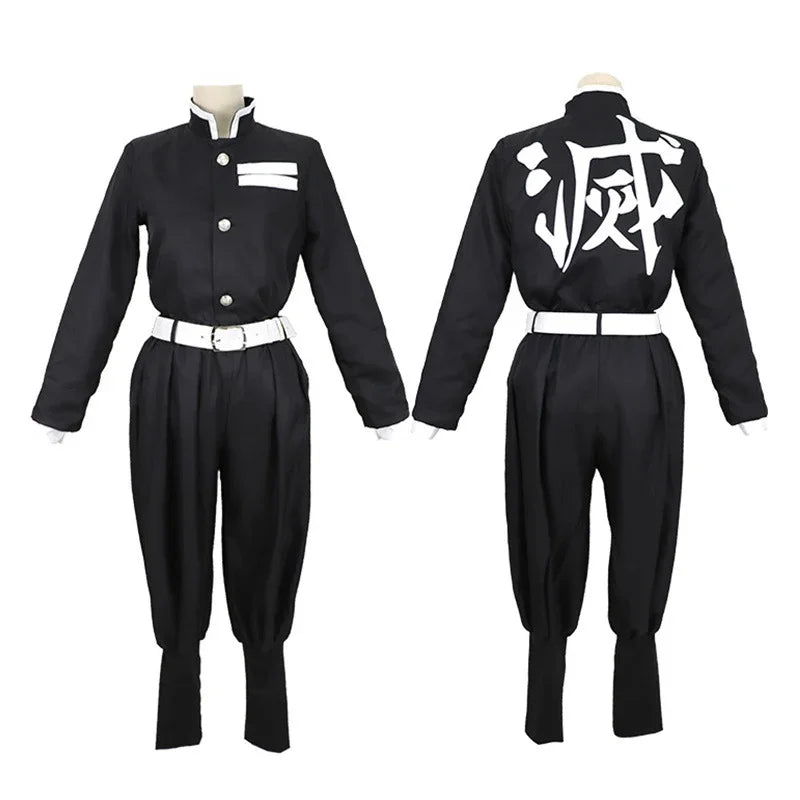 Japanese Anime Demon Slayer Cosplay Tanjiro Nezuko Cosplay Shinobu Kimetsu No Yaiba Tomioka Costume Cartoon Halloween Part Gifts