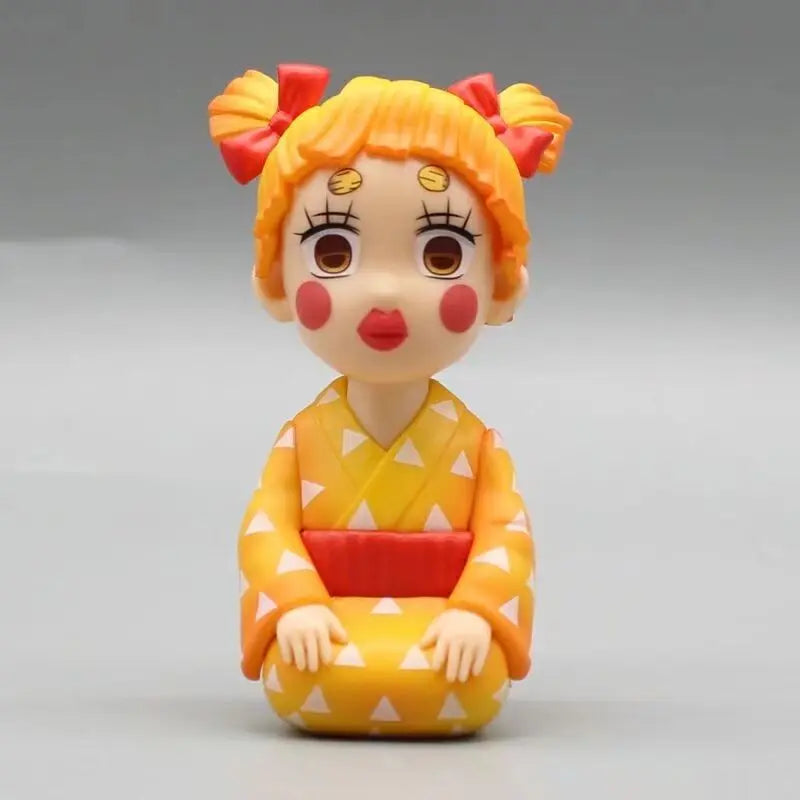 Japanese anime Demon Slayer Funny cartoon shaped desktop ornament wacky anime merchandise small gift