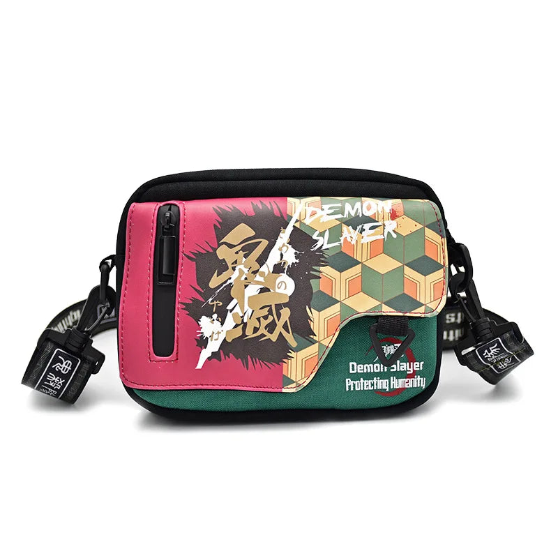 Anime Crossbody Bag Male Students Anime One Piece Attack on Titan Naruto Personalized Small Shoulder Bag handbag fashion gift
