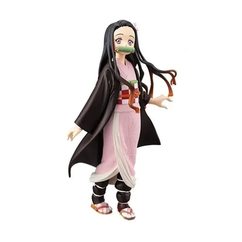 Demon Slayer Tanjiro Kamado Nezuko Agatsuma Zen'itsu Cartoon Animation Peripheral Desktop Decoration Case Ornament Boys Gift