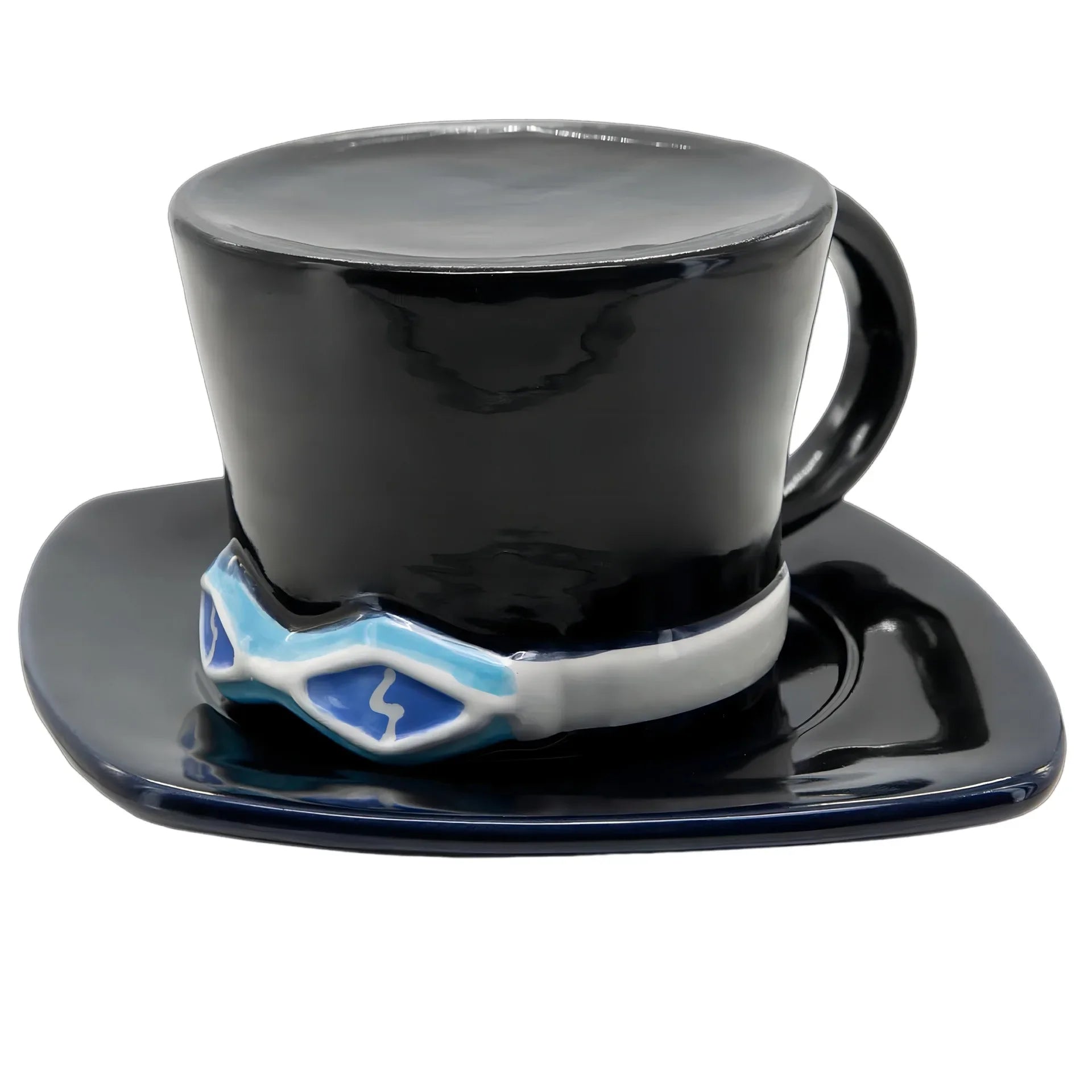 Anime One Piece Cosplay Ceramics Mug Water Cup Creative Luffy Ace Sabo Three Brothers Hat Shaped Coffee Milk Cup Ornament Gifts