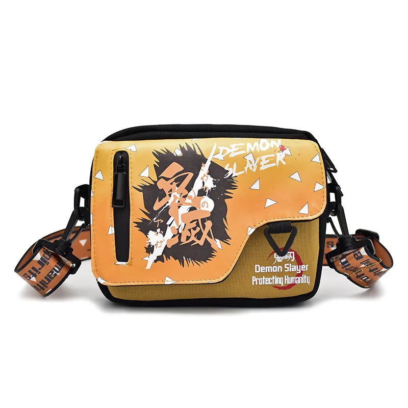 Anime Crossbody Bag Male Students Anime One Piece Attack on Titan Naruto Personalized Small Shoulder Bag handbag fashion gift