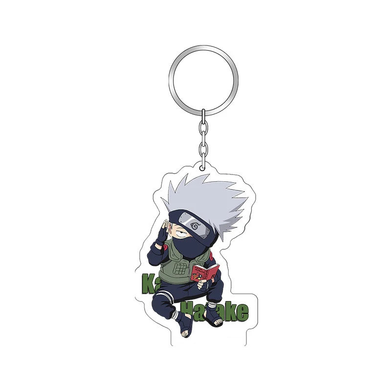 Anime Naruto Akatsuki Uchiha Itachi Acrylic Gift Girl Pendant Jewelry Cute Creative Keychain Fashion Bag Ornaments Key Ring
