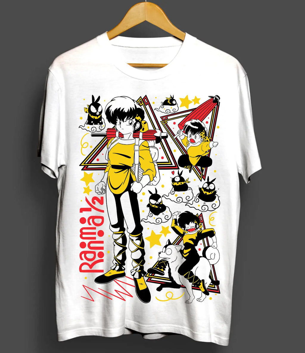 Ranma 1/2 T-Shirt  Takahashi Manga Anime T-shirt Graphic Tee