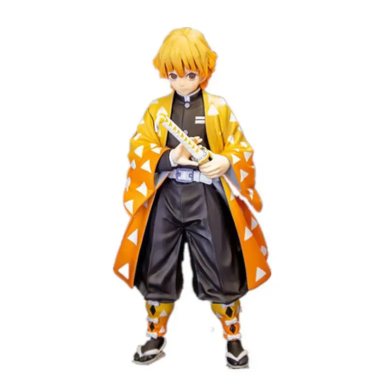Demon Slayer Tanjiro Kamado Nezuko Agatsuma Zen'itsu Cartoon Animation Peripheral Desktop Decoration Case Ornament Boys Gift