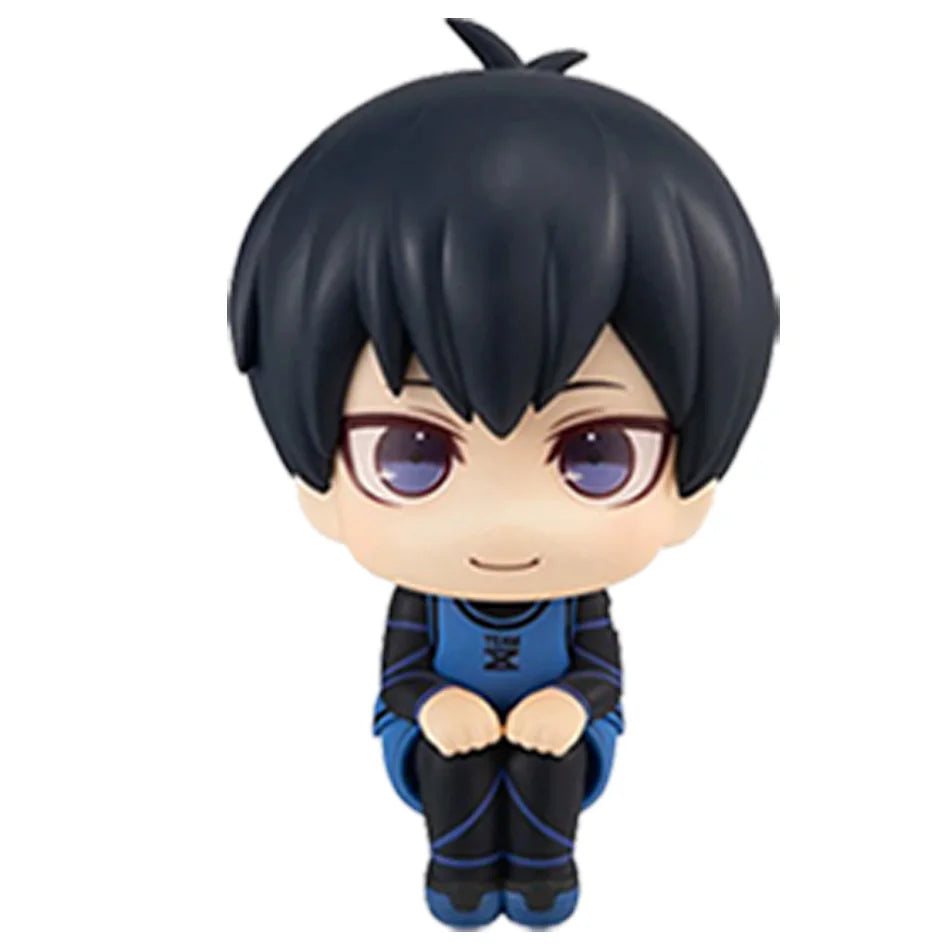 Anime action characters Isagi, yoachi, Chigiri, Hyoma, Bachira, Meguru, Nagi, Seishiro