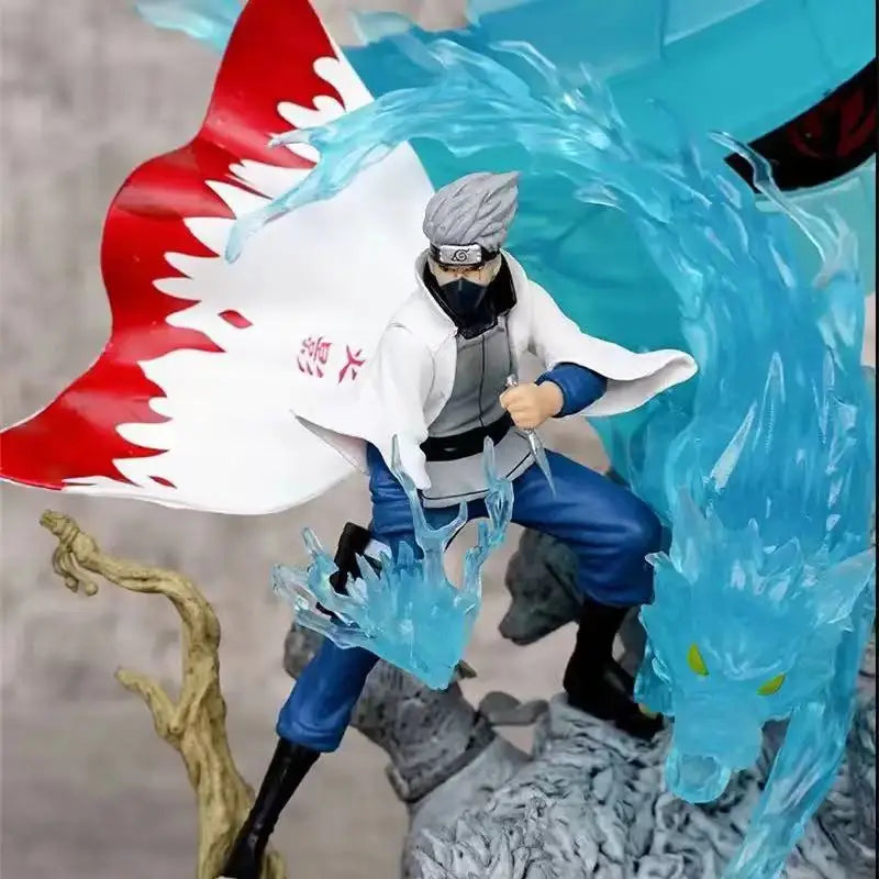 26cm Naruto Anime Figure Hatake Kakashi Figures Pvc Gk Statue Figurine Model Doll Ornament Collection Desk Toys