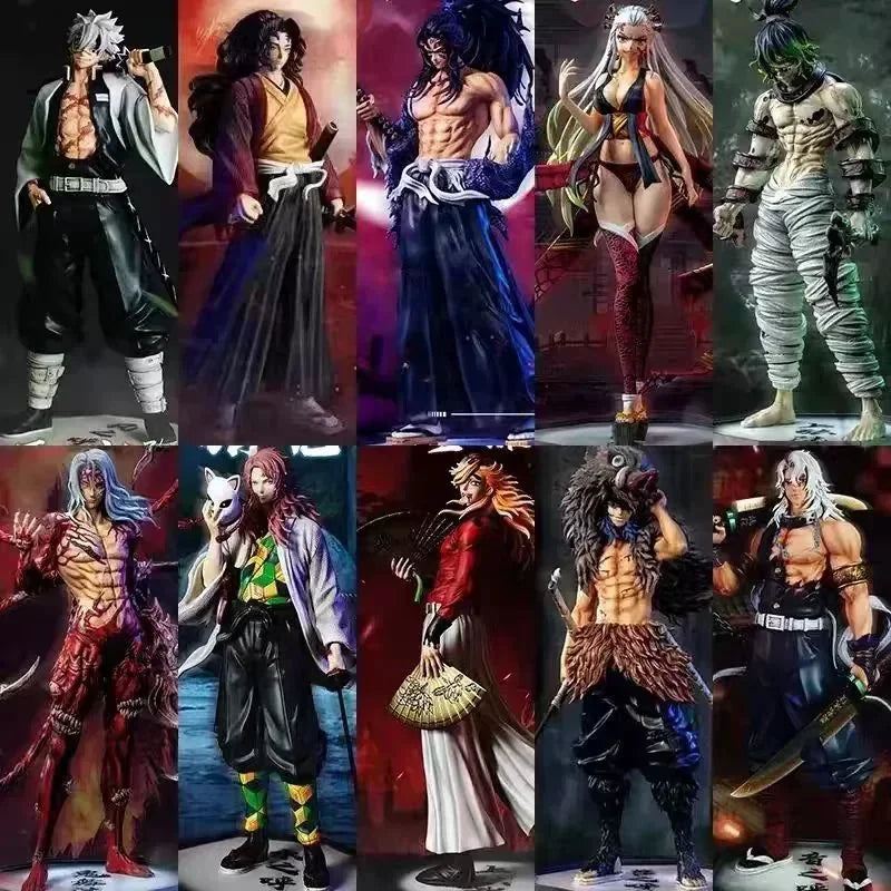 The Demon Slayer Blade Twelve Ghosts Month Gk, Ji Guoyuan One Black Death Mou Yufu Taro Fallen Hime Handheld Model Ornament Gift